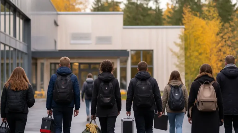 Siete alumnos de FP del CIFP Montecelo realizan una movilidad Erasmus+ de una semana a Noruega