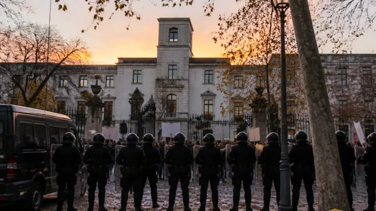 Policía separa grupos enfrentados en el campus de la Universidad de Zaragoza tras protesta por Vito Quiles
